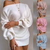 Off-Shoulder Sweater Dress