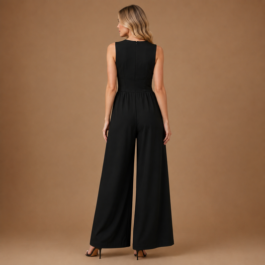 Classic Wide-Leg Jumpsuit