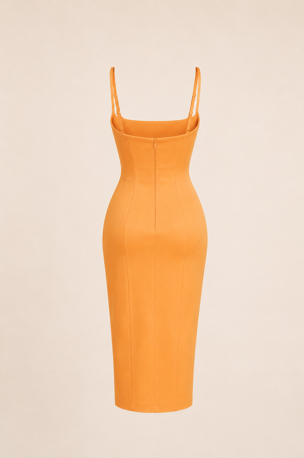 Élise Satin-Midikleid