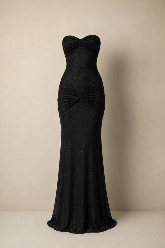 Trägerloses Kleid Étoile