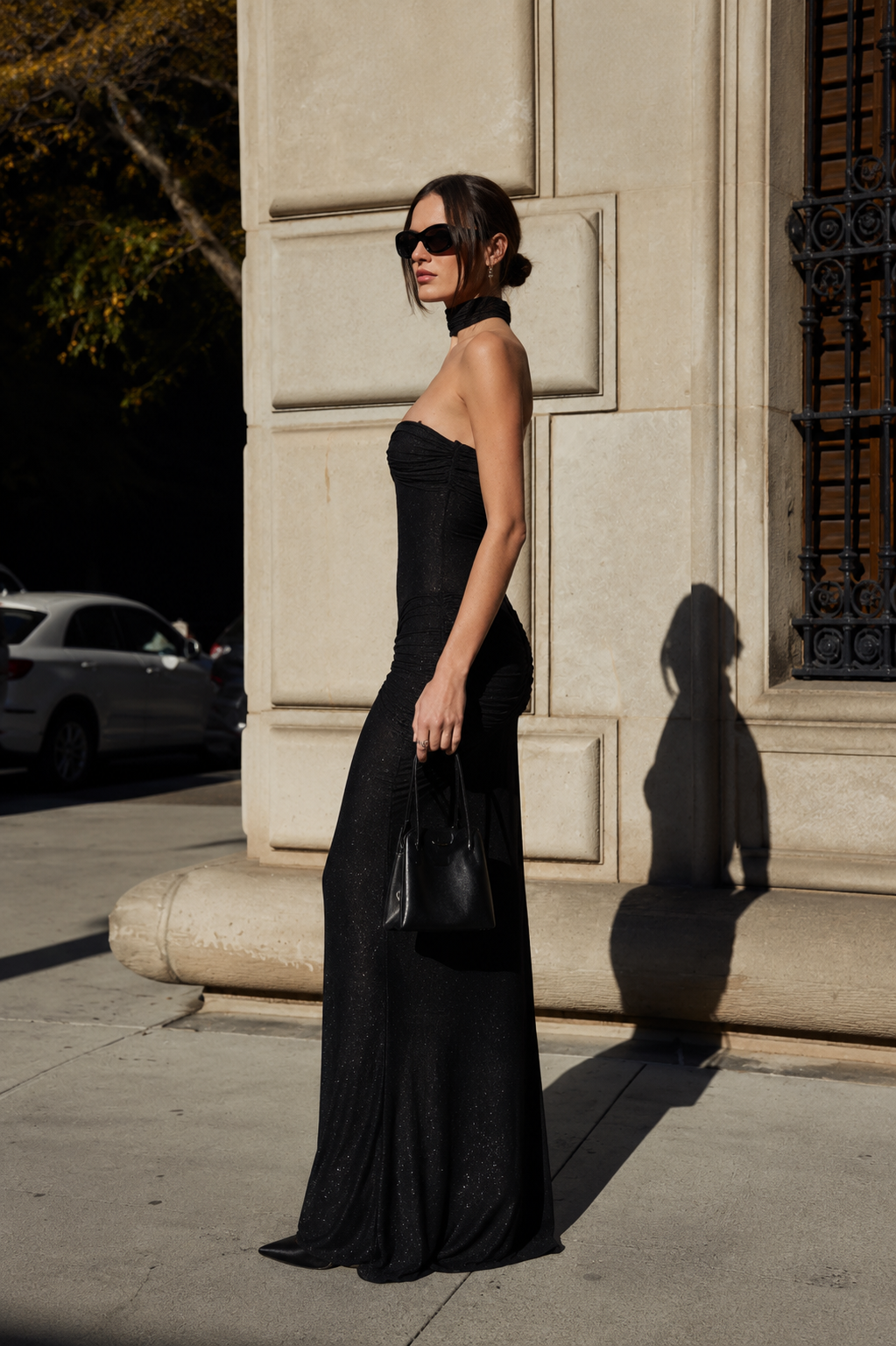 Trägerloses Kleid Étoile