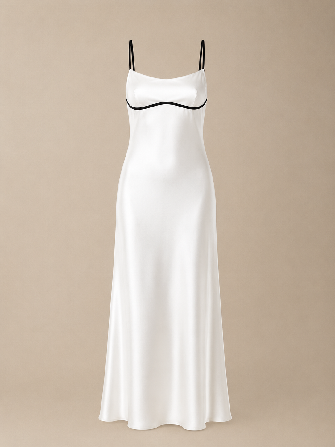Élodie Satin Maxikleid