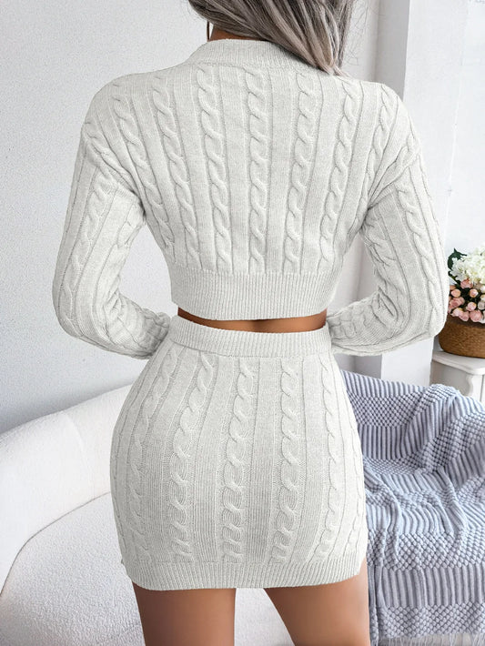 Twist Knit Two-Piece Set