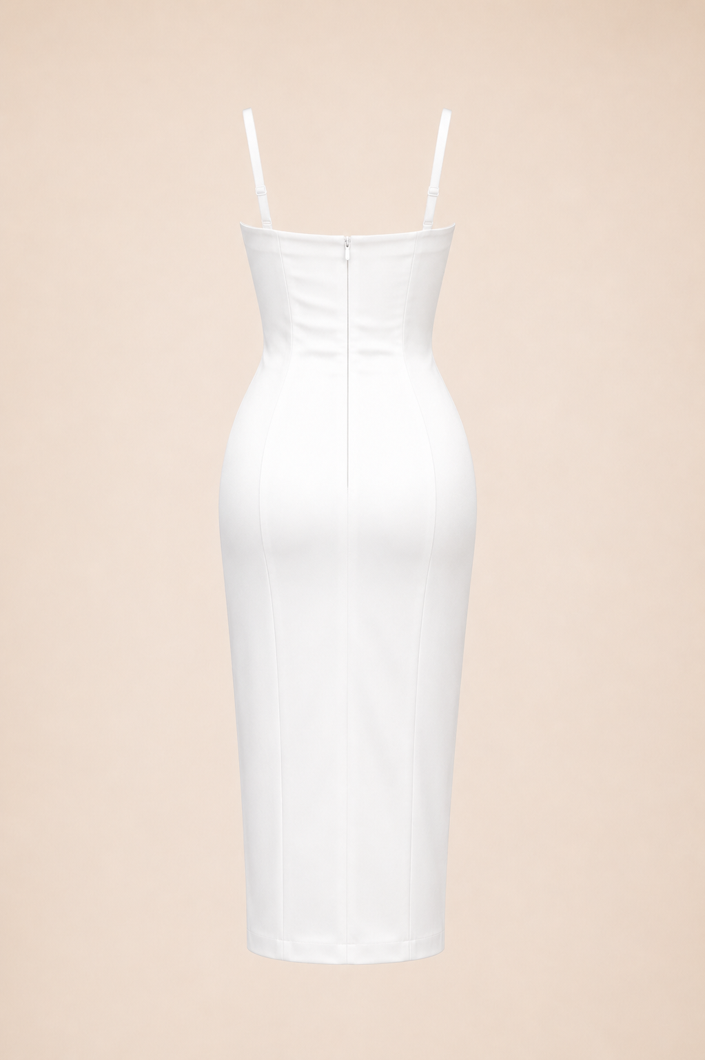 Élise Satin-Midikleid