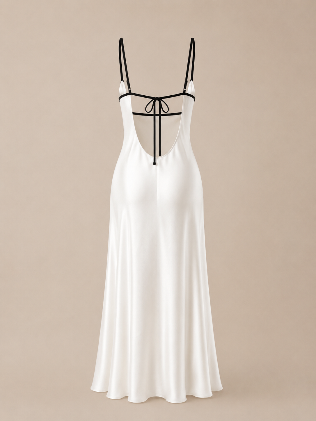 Élodie Satin Maxikleid