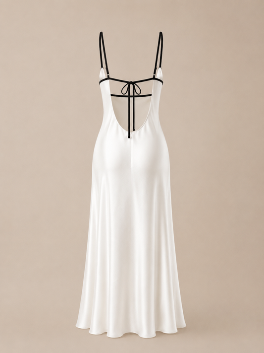 Élodie Satin Maxi Dress