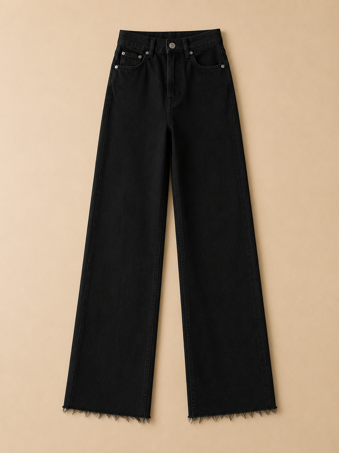 Entspannte Weite-Bein-Jeans