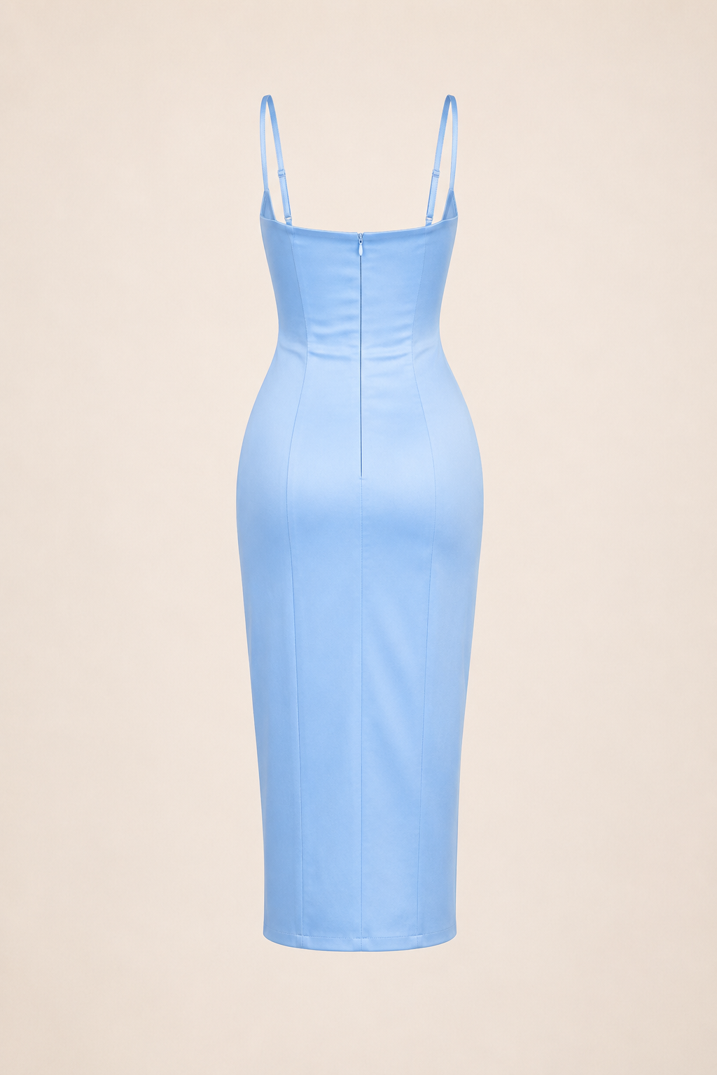 Élise Satin-Midikleid