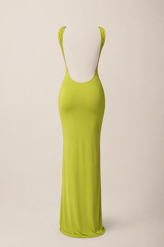 Open-Back Maxi Dress