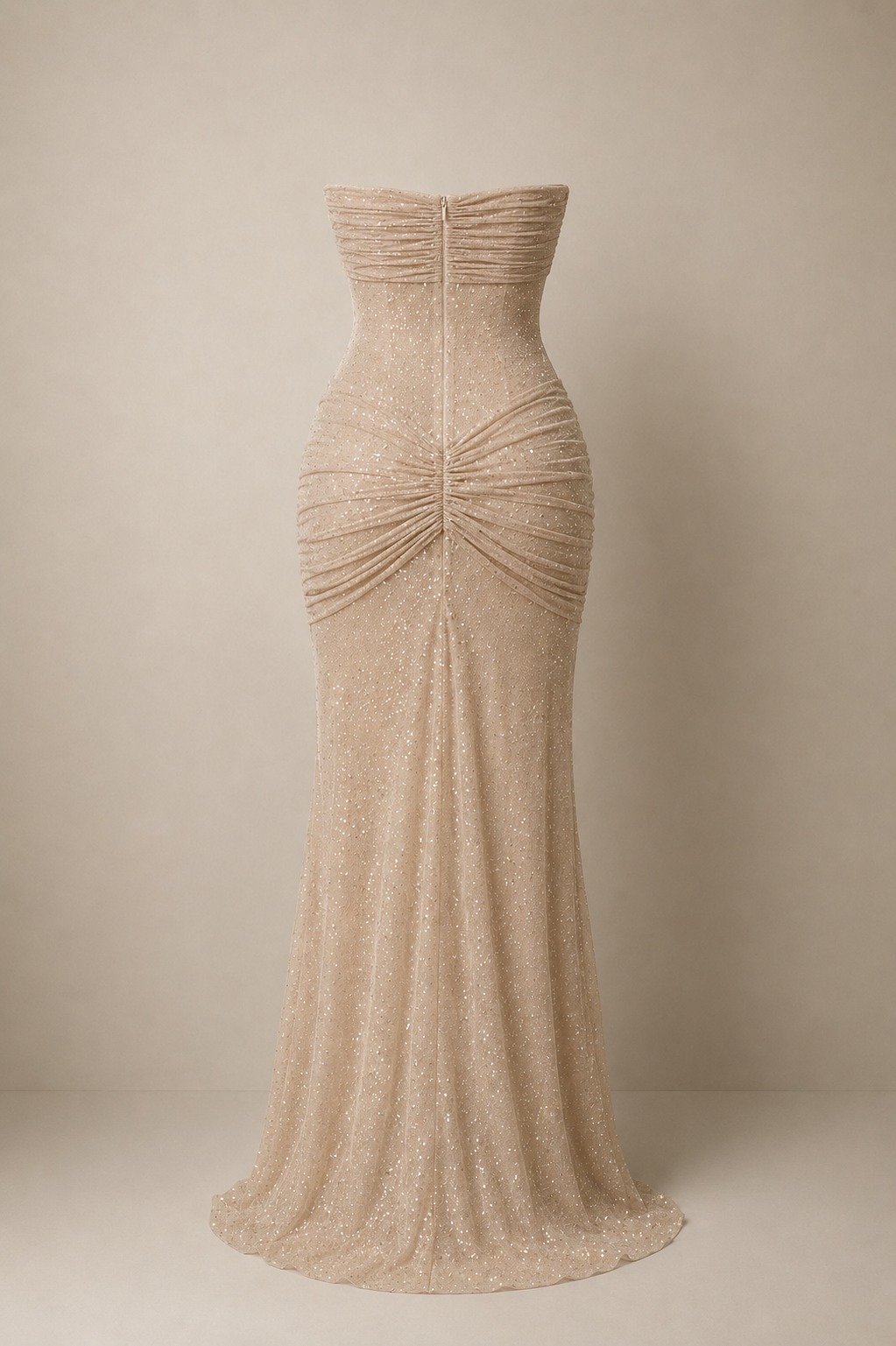 Trägerloses Kleid Étoile